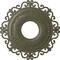Ekena Millwork Orrington Ceiling Medallion (Fits Canopies up to 6 1/4"), 22"OD x 6 1/4"ID x 1 3/4"P, Spartan Stone CM22ORSSF - alternate 1
